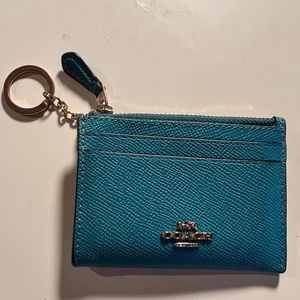 Coach Turquoise mini wallet